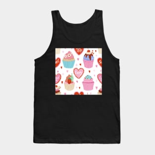 Cupcake valentine Tank Top